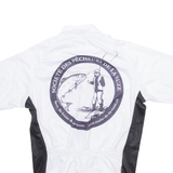 Full Zip Cycling Mens Jersey White S