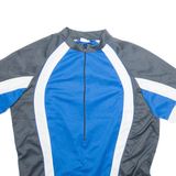 Cycling Mens Jersey Blue 1/2 Zip XL