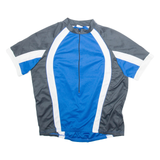 Cycling Mens Jersey Blue 1/2 Zip XL