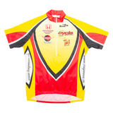 Cycling Mens Jersey Yellow 1/2 Zip L