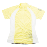 CRIVIT Cycling Mens Jersey Yellow 1/4 Zip M
