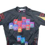 VOLEA Cycling Mens Jersey Black 1/2 Zip L