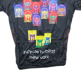 VOLEA Cycling Mens Jersey Black 1/2 Zip L