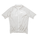 DEL MARCHI Full Zip Cycling Womens Jersey Grey L