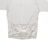 DEL MARCHI Full Zip Cycling Womens Jersey Grey L