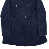 TOMMY HILFIGER Womens Duffle Coat Blue Wool M