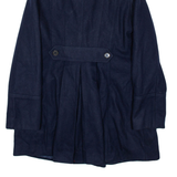 TOMMY HILFIGER Womens Duffle Coat Blue Wool M