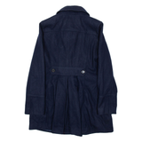 TOMMY HILFIGER Womens Duffle Coat Blue Wool M