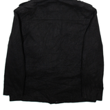 GUESS Mens Chore Coat Black Wool Hooded XL