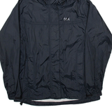 HELLY HANSEN Womens Rain Jacket Black Hooded L