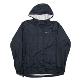 HELLY HANSEN Womens Rain Jacket Black Hooded L