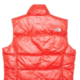 THE NORTH FACE Goose Down Insulated Womens Gilet Red Nylon S