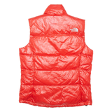 THE NORTH FACE Goose Down Insulated Womens Gilet Red Nylon S