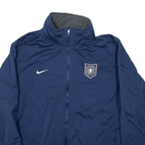 NIKE Providence Academy Sherpa Lined Mens Jacket Blue USA 2XL