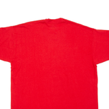 FRUIT OF THE LOOM Oshkosh Wi Mens T-Shirt Red USA XL