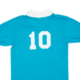 EAGLE SPORTSWEAR Mens T-Shirt Blue Collared L