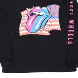 The Rolling Stones Womens Band T-Shirt Black Long Sleeve XL