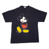 DISNEY Mickey Womens T-Shirt Black XL
