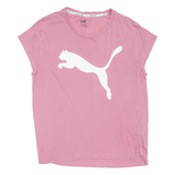 PUMA Womens T-Shirt Pink UK 8