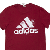 ADIDAS Mens T-Shirt Maroon S