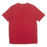 PUMA Mens T-Shirt Red Crew Neck L