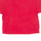 LEVI'S Womens T-Shirt Red Crew Neck S