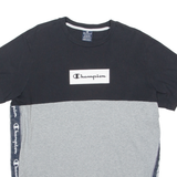 CHAMPION Mens T-Shirt Grey Crew Neck M