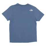THE NORTH FACE Mens T-Shirt Blue Crew Neck S