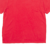 CHAMPION Mens T-Shirt Red Crew Neck M