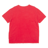 CHAMPION Mens T-Shirt Red Crew Neck M