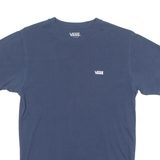 VANS Mens T-Shirt Blue Crew Neck S