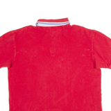 TOMMY HILFIGER Mens Polo Shirt Red L