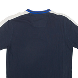 NAUTICA Mens T-Shirt Blue Button Neck M