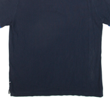 NAUTICA Mens T-Shirt Blue Button Neck M