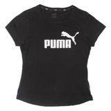 PUMA Womens T-Shirt Black UK 12