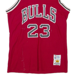 NBA Chicago Bulls Mens Vest Red Sleeveless USA M