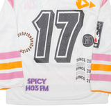 ELLESSE Womens Jersey Pink 3/4 Sleeve V-Neck UK 12