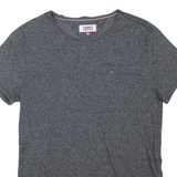 TOMMY JEANS Womens T-Shirt Grey XS