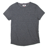 TOMMY JEANS Womens T-Shirt Grey XS
