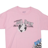 CHAMPION Lollapalooza Womens T-Shirt Pink M
