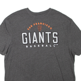 MAJESTIC San Francisco Giants Baseball Mens T-Shirt Grey USA XL