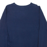 DELTA Seattle Seahawks Super Bowl Mens T-Shirt Blue Long Sleeve USA L