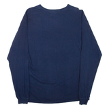 DELTA Seattle Seahawks Super Bowl Mens T-Shirt Blue Long Sleeve USA L