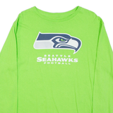 NFL Seattle Seahawks Mens T-Shirt Green Long Sleeve USA M