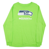 NFL Seattle Seahawks Mens T-Shirt Green Long Sleeve USA M