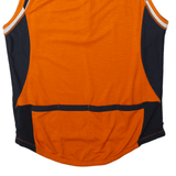 STROKE Cycling Mens Jersey Orange 1/2 Zip XL