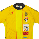 OWAYO Cycling Full Zip Mens Jersey Yellow High Neck M