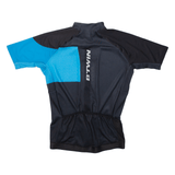 BTWIN Cycling Mens Jersey Blue High Neck S