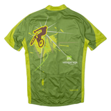 CUORE Cycling Shirt Mens Jersey Green 1/2 Zip M