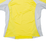 VAUDE Cycling Shirt Mens Jersey Yellow 1/4 Zip S